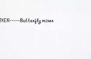 mixer—–butterfly mixer