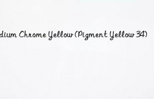 medium chrome yellow (pigment yellow 34)