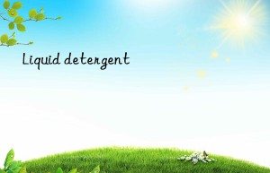 liquid detergent