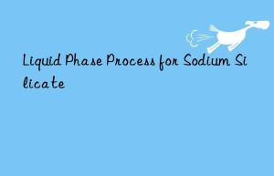 liquid phase process for sodium silicate