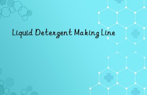 liquid detergent making line