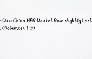 sunsirs: china nbr market rose slightly last week (nobember 1-5)