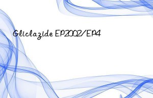gliclazide ep2002/ep4