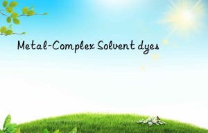 metal-complex solvent dyes