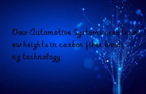 automotive systems creates new heights in carbon fiber bonding technology