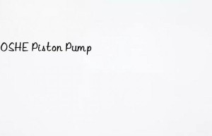 yeoshe piston pump