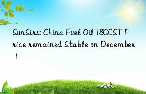 sunsirs: china fuel oil 180cst price remained stable on december 1