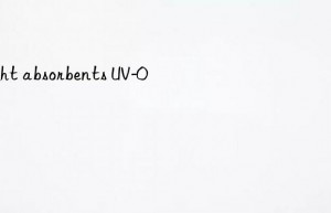 light absorbents uv-0