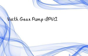 voith gear pump ipva