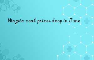 ningxia coal prices drop in june
