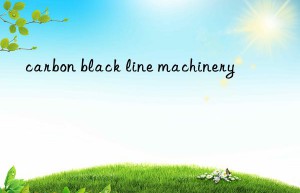 carbon black line machinery