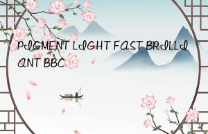 pigment light fast brilliant bbc