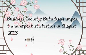 business society: butadiene import and export statistics in august 2023