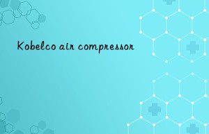 kobelco air compressor