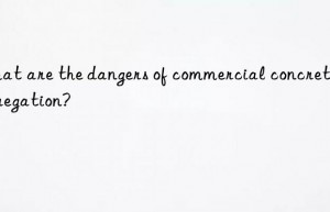 what are the dangers of commercial concrete segregation?