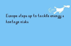europe steps up to tackle energy shortage risks