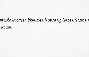 elastomer booster running shoes shock absorption