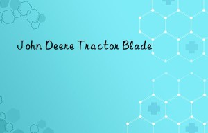 john deere tractor blade