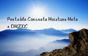 portable concrete moisture meter dm200c