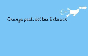 orange peel, bitter extract