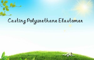 casting polyurethane elastomer