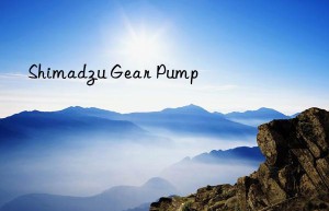shimadzu gear pump