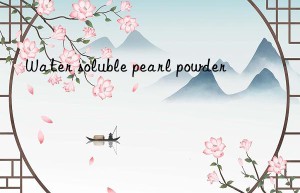 water soluble pearl powder
