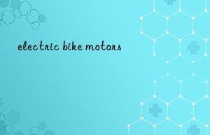 electric bike motors