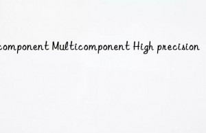 2-component multicomponent high precision