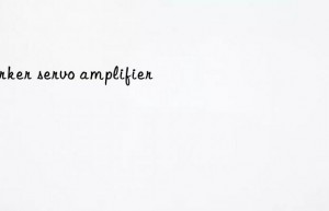 parker servo amplifier