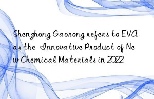 shenghong gaorong refers to eva as the  innovative product of new chemical materials in 2022