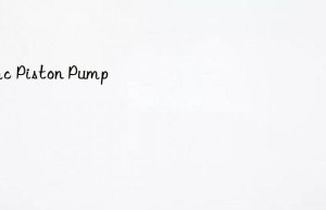 fmc piston pump