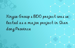 xinyue group s bdo project was selected as a major project in shandong province