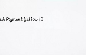 flush pigment yellow 12