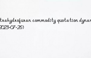 tetrahydrofuran commodity quotation dynamics (2023-07-26)