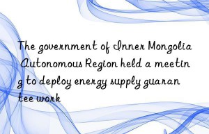 the government of inner mongolia autonomous region held a meeting to deploy energy supply guarantee work