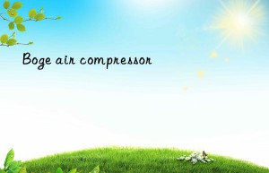 boge air compressor