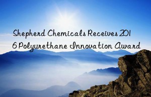 shepherd chemicals receives 2016 polyurethane innovation award
