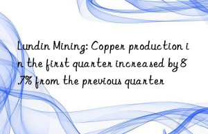 lundin mining: copper production in the first quarter increased by 8.7% from the previous quarter