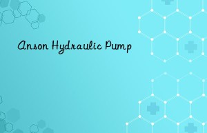 anson hydraulic pump