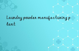 laundry powder manufacturing plant