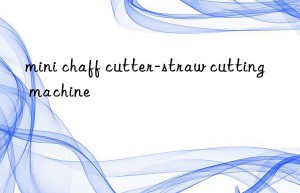 mini chaff cutter-straw cutting machine