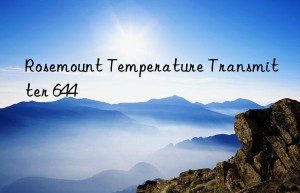 rosemount temperature transmitter 644