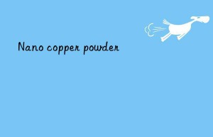 nano copper powder