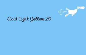 acid light yellow 2g