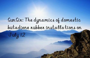 sunsir: the dynamics of domestic butadiene rubber installations on july 12