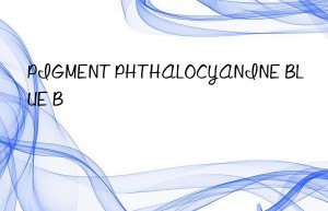 pigment phthalocyanine blue b