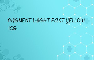 pigment light fast yellow 10g