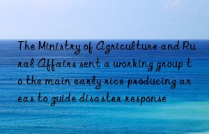 the ministry of agriculture and rural affairs sent a working group to the main early rice producing areas to guide disaster response