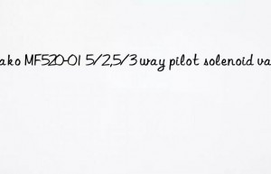 shako mf520-01 5/2,5/3 way pilot solenoid valve